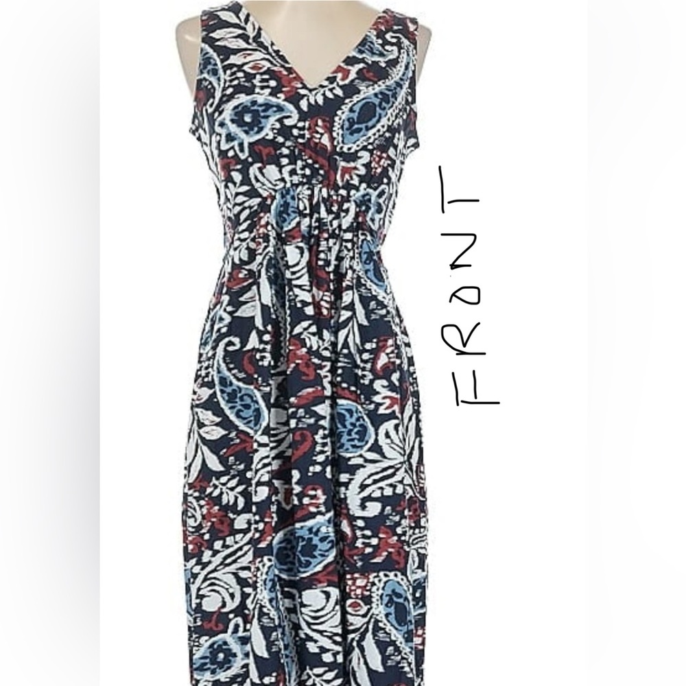 Lucky Brand Boho Sleeveless Maxi Dress Size Medium